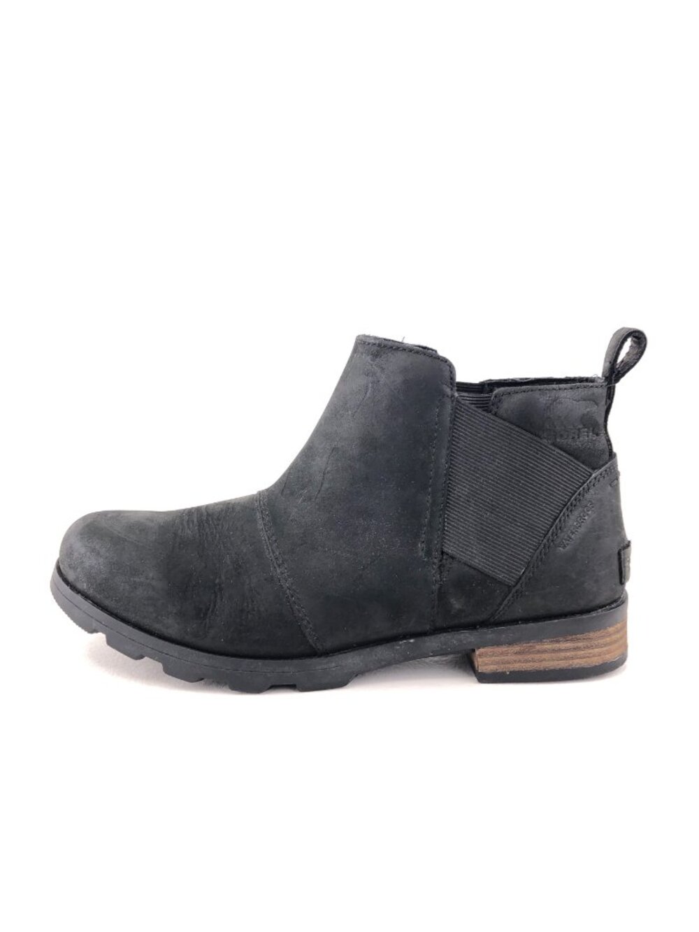 Sorel Emelie Waterproof Leather Chelsea Ankle Boots 8